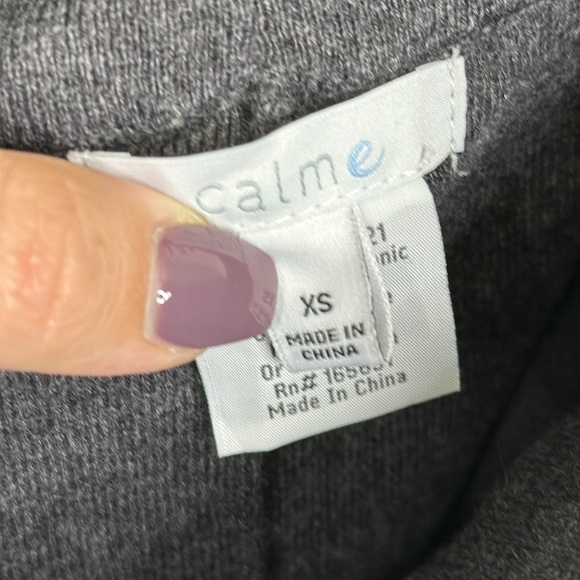 Calme by Johnny Wash Washable Cotton Cashmere Classic Joggers Women’s XS - Picture 5 of 8